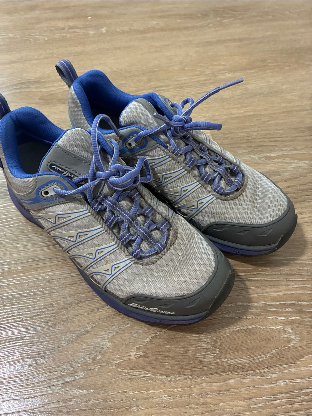 Eddie Bauer Gray and Purple Hiking Shoes